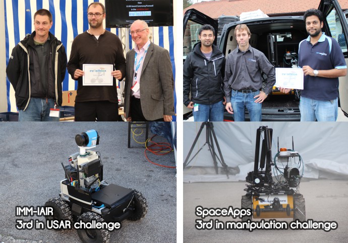 IMM-IAIR and SpaceApps, partners in the ICARUS project, win third place in Eurathlon 2013 USAR and manipulation challenges