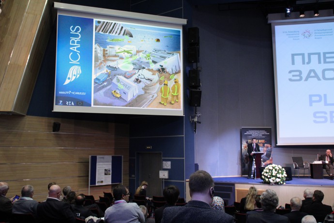 ICARUS presented during the 7th International Workshop on Robotics for Risky Environment in Saint Petersburg, Russia