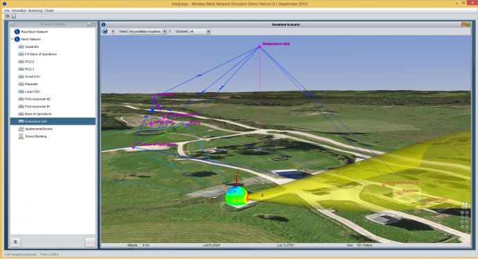 GEOBEAM tool for tactical communications planning and management